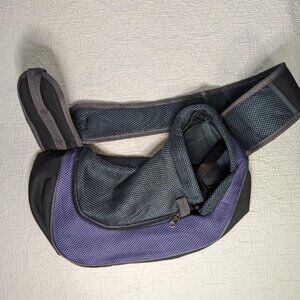 Pet Sling Carrier Purple/Grey/Black Size L NWOT‎